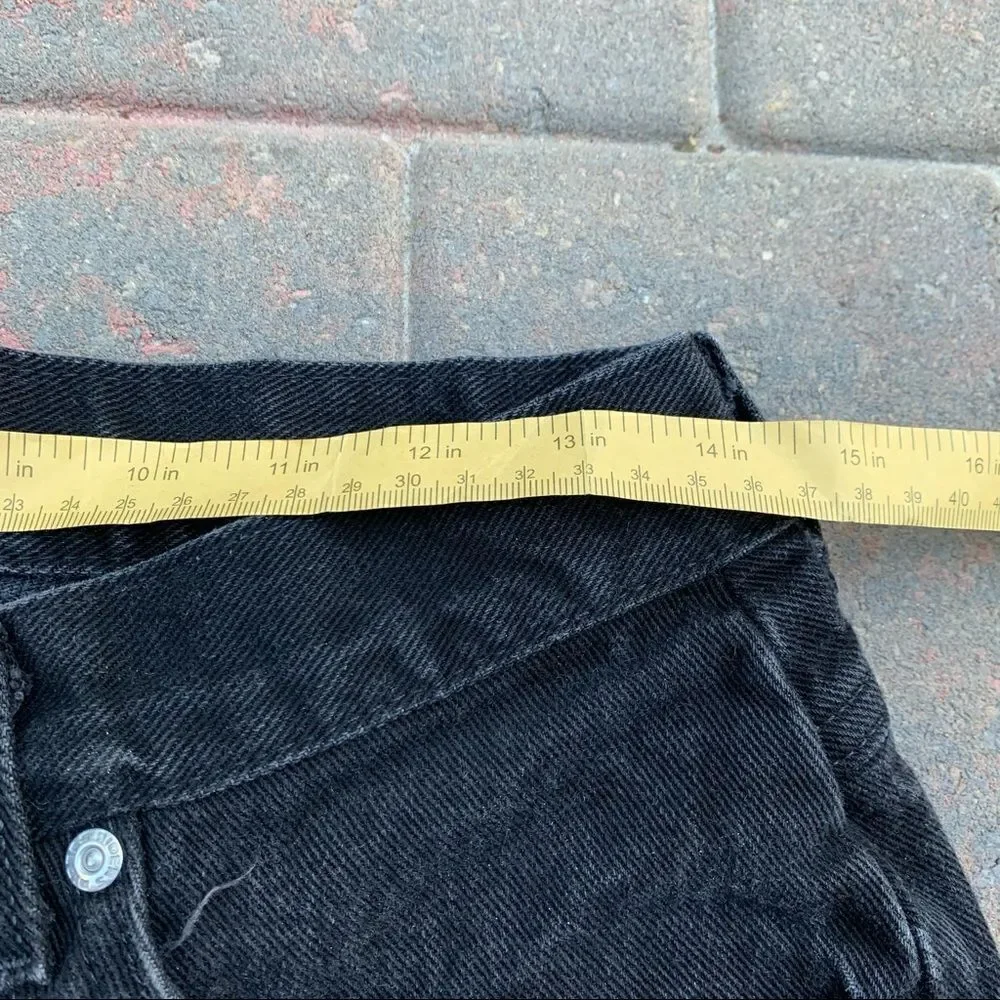 Vintage Riders black high waist mom jeans